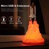 3D Print Space Shuttle LED Table Lamp Bedside Desk Lamp 800 mAh USB Rechargeable LED Night Light Christmas Kids Gift Study Decor 4