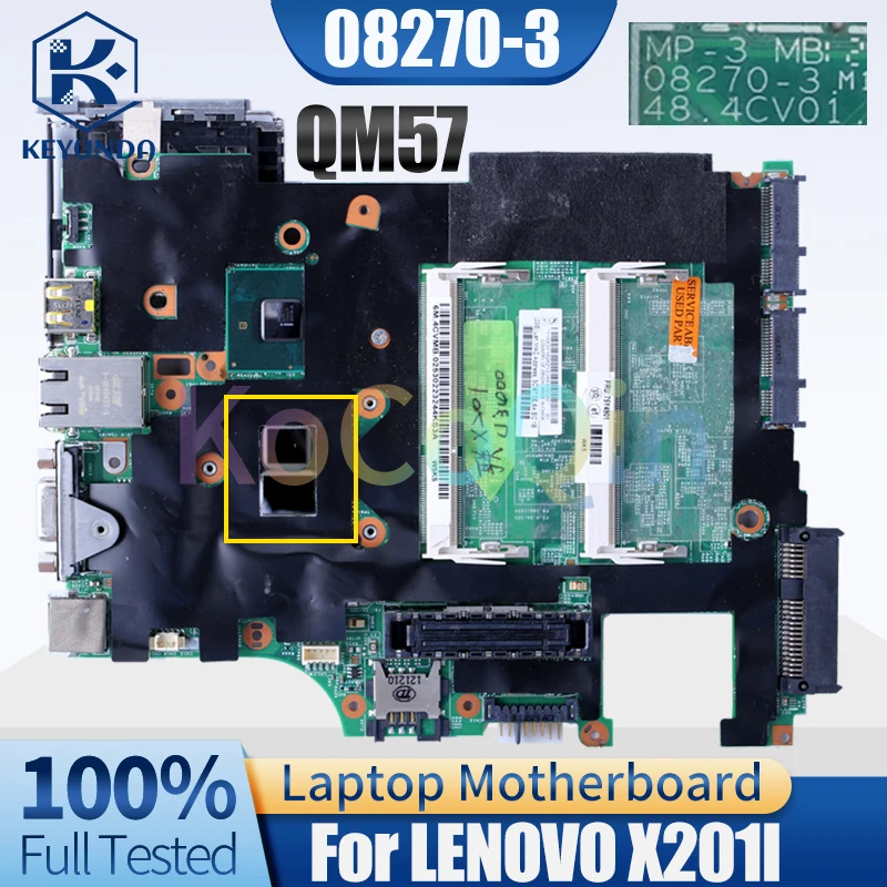 

Материнская плата для ноутбука LENOVO X201I 08270-3 QM57 75Y4901 материнская плата для ноутбука полностью протестирована
