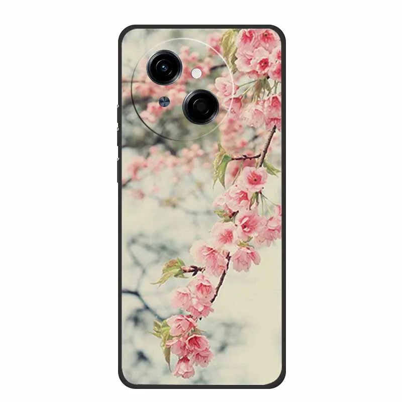 Tecno Spark Go1S Black Silicone Soft TPU Back Cover Case