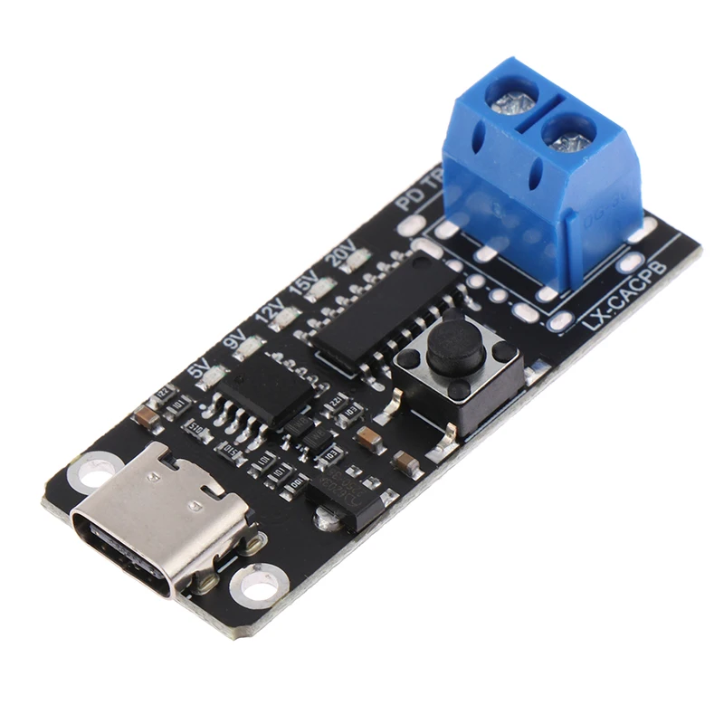 

100W 5A Fast Quick Charging Board Type-C USB C QC PD Decoy Trigger Module High Speed Charger Power Delivery Boost Module