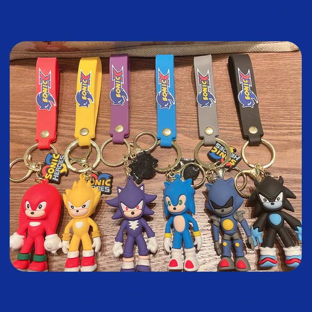 Sonic the Hedgehog Shadow, Knuckles, Tails, Amy, Rouge, Silver, Blaze  Acrylic Charms / Keychain 