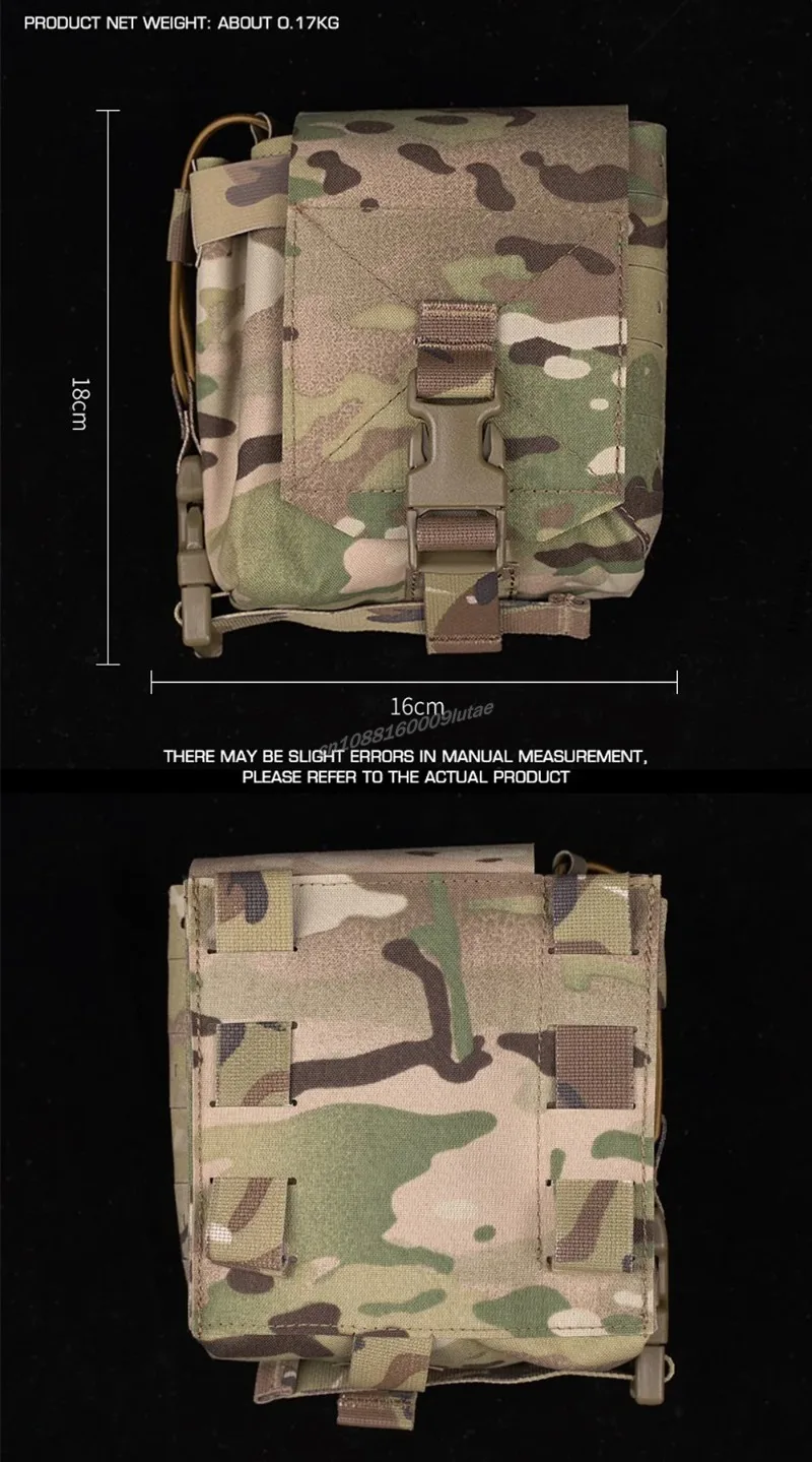 Description Picture 2 of itemTactical Frag Pouch MOLLE Multi-function Tool Bag Belt Storage Mutant Pouches Outdoor Airsoft Hunting Plate Carrier Equipment
