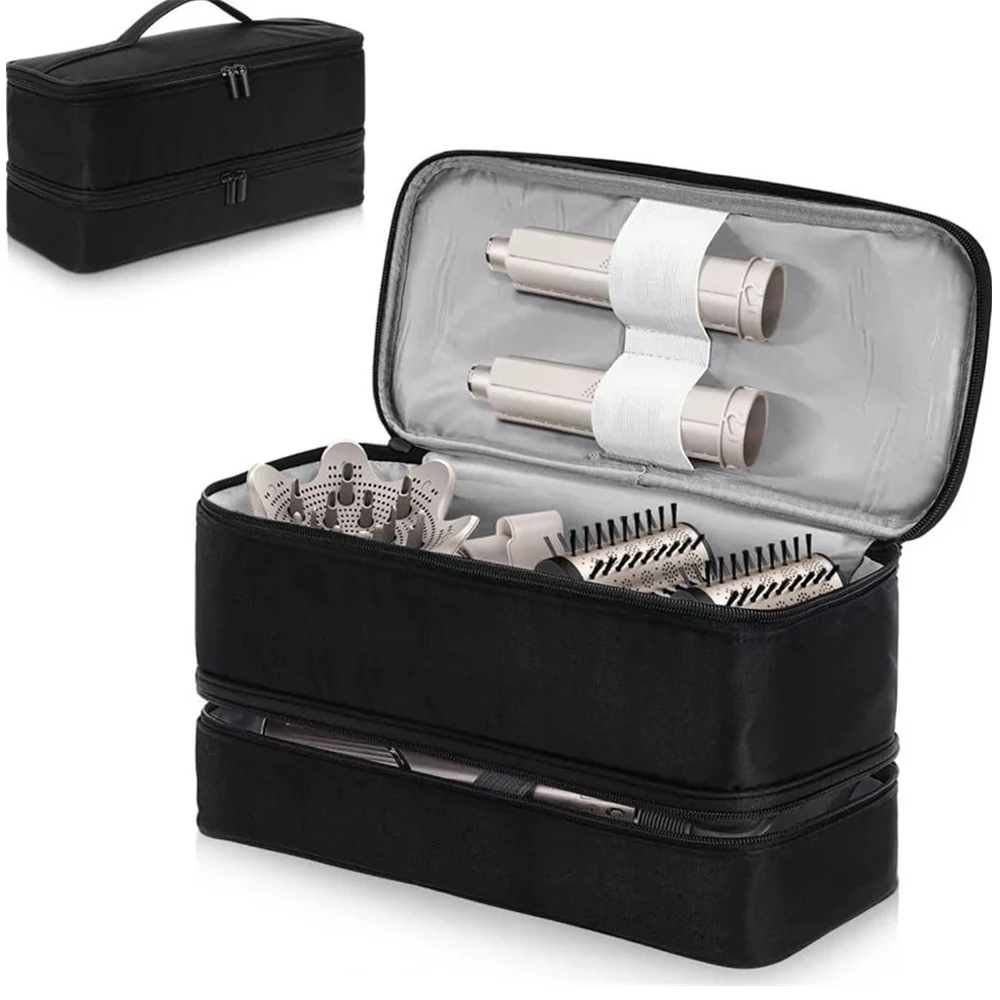 

Double-Layer Hair Bag Dryer Shark Flexstyle Accessories Tools Storage Bag Makeup Bag Travel Bag Hair Dryer Case Carrying Case