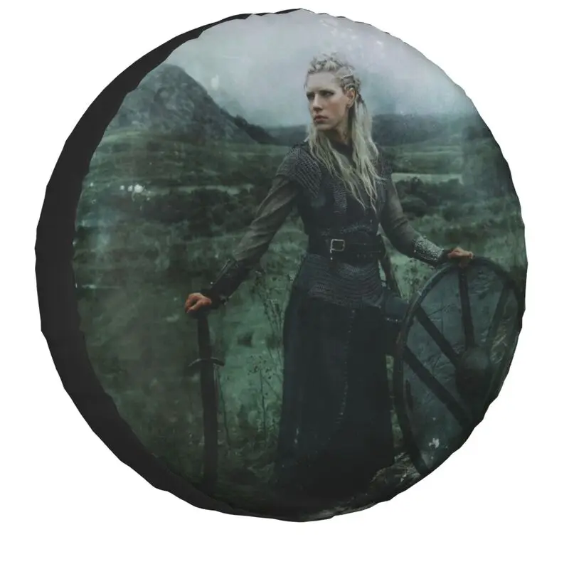 Shield-Maiden Vikings Spare Wheel Tire Cover Universal For Honda Crv Jeep Rv Suv 4Wd 4X4 Vehicle Accessories 14" 15" 16" 17"