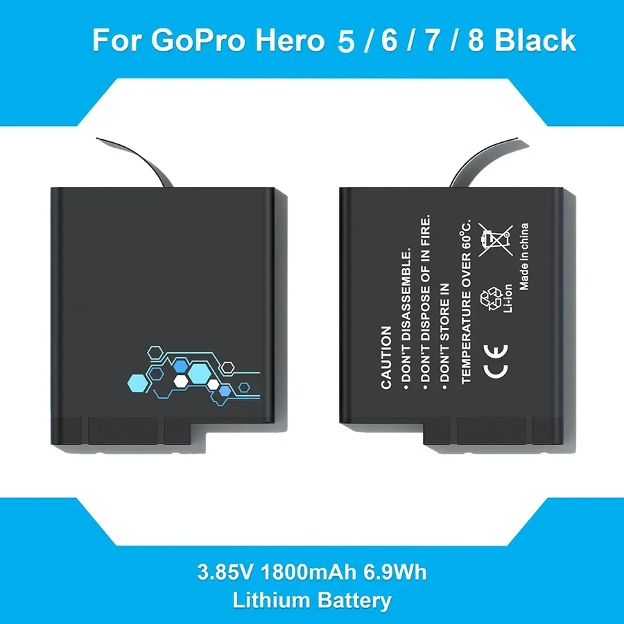 1800mAh Rechargeable Battery and Triple Charger for GoPro