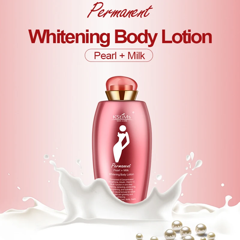 Korea Women Whitening Coconut Pearl Milk Body Lotion Whitening Skin Body Lotion Lightening for Dark Skin and Black Skin 300ml 5