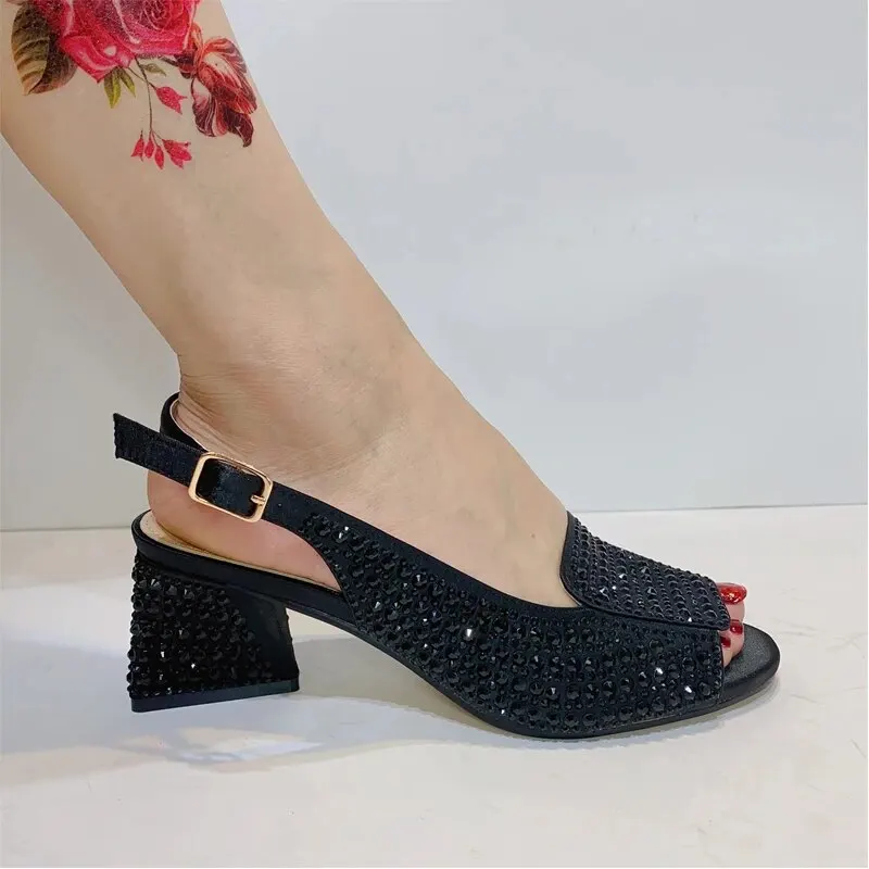 women slingback sandals women high heels shoes women dress shoes Polka Dot Slingback Sandals