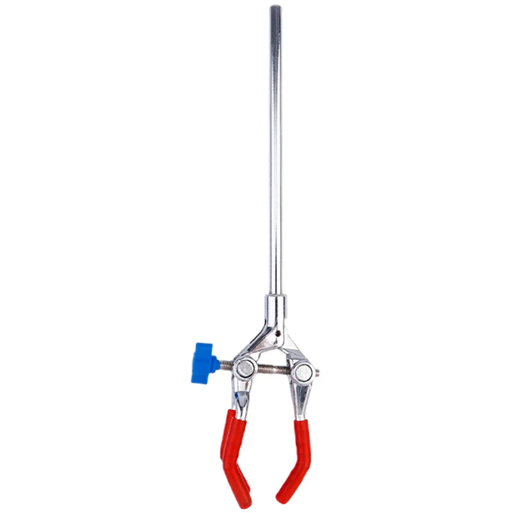 Flask Clamp Three-Claw Clip Stainless Steel Metal Stand Bracket Holder Laboratory Burette