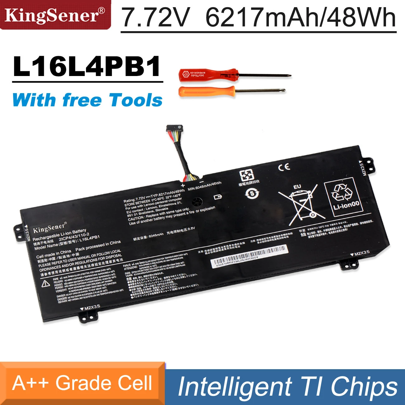 KingSener L16L4PB1 L16M4PB1 Laptop Battery For Lenovo Yoga 720 13IKB