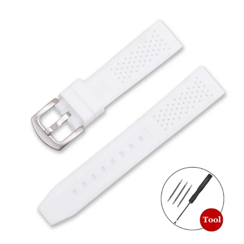 Breathable Silicone Waterproof Watchband Replacement Strap