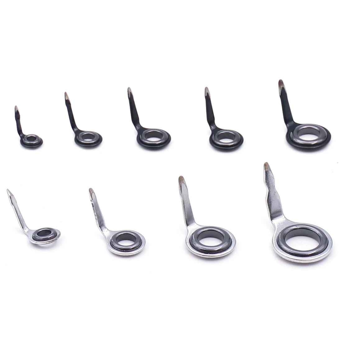 Kit réparation guides canne pêche micro guides pied simple spinning casting fly rod 0.076g-0.77g