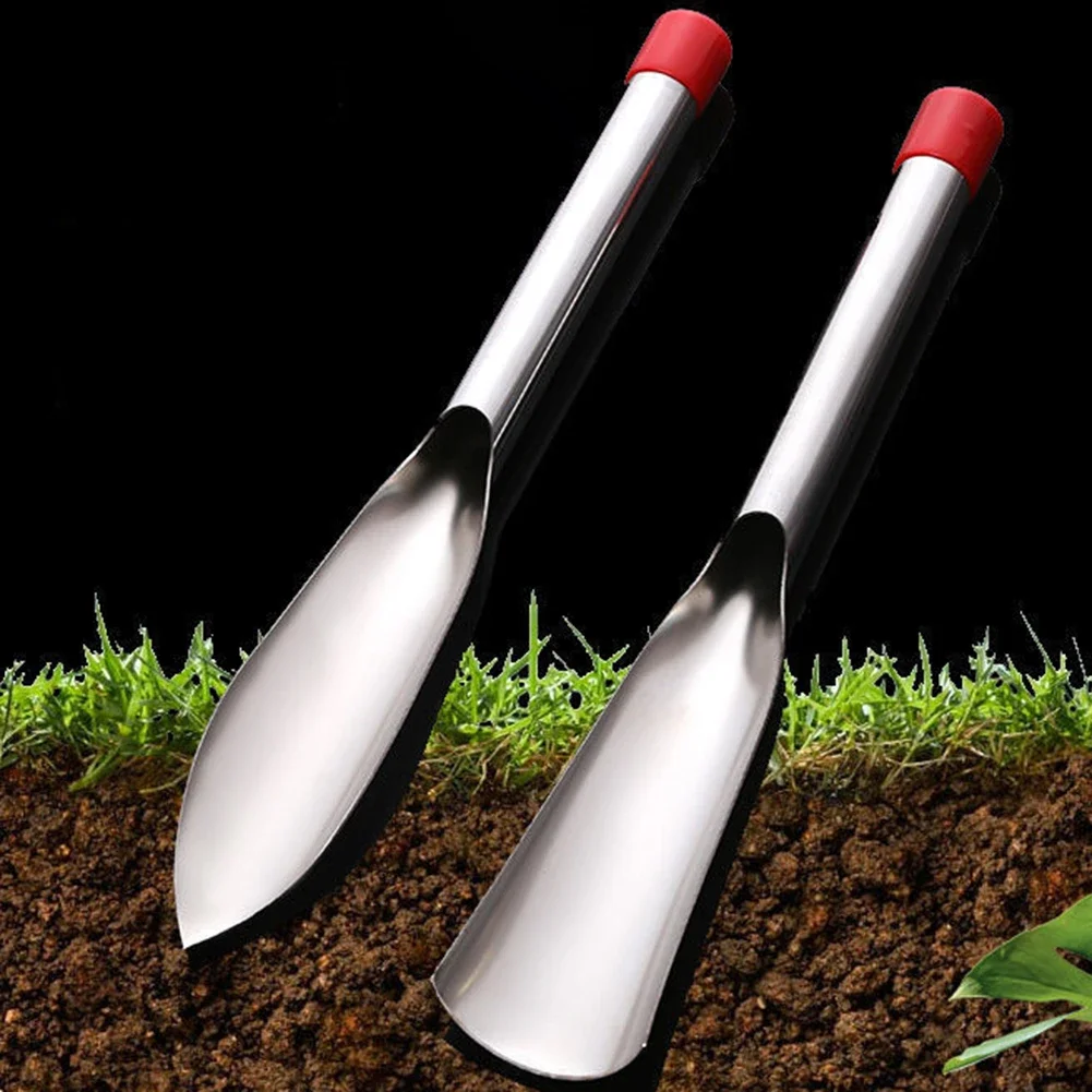 2 Pcs Gardening Tool Set Transplanting Small Shovel Household Catching Vegetable Rake Farming Shovel Outdoor Planting Hand Tools 1