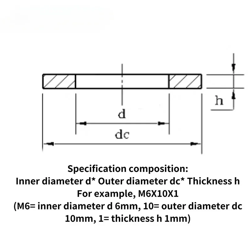 Boat Brass Copper Crush Sealing Washer M5 M6 M8 M10 M12 M14 M16 M18 M20 M22 M24 Flat Seal Gasket Ring Shim Pad Meson DIN7603