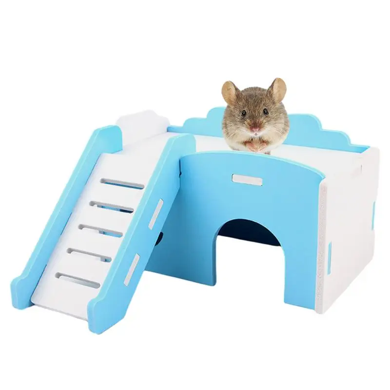 Gerbil House Small Hideaway House Con Accessori Per Gabbie Per Criceti Scorrevoli Gerbil Toys Casa Per Topi Per Lemmings Criceto Nano Nigeriano