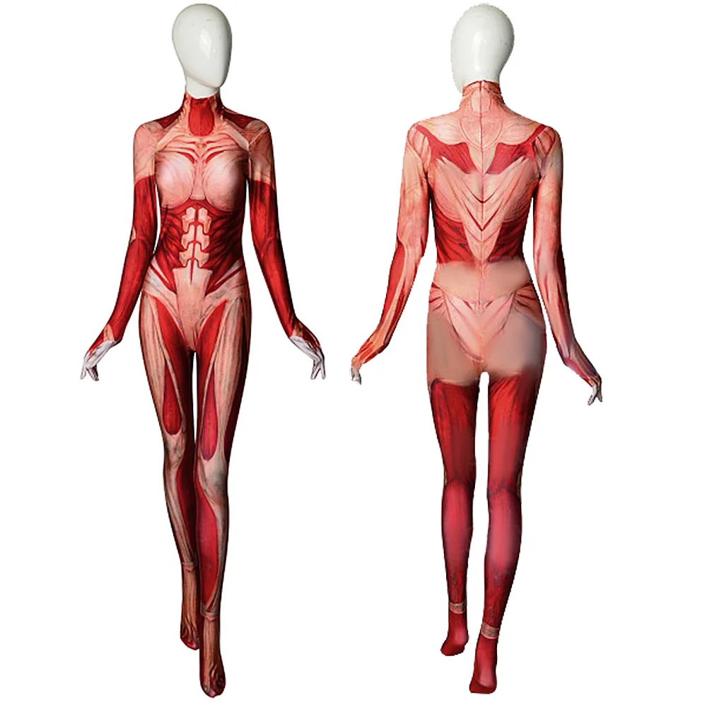 Attack on Titan: Annie Leonhart | Survey Corps Spandex Zentai Cosplay Costume Set 23 Annie Leonhart Spandex Cosplay Costume Attack on Titan
