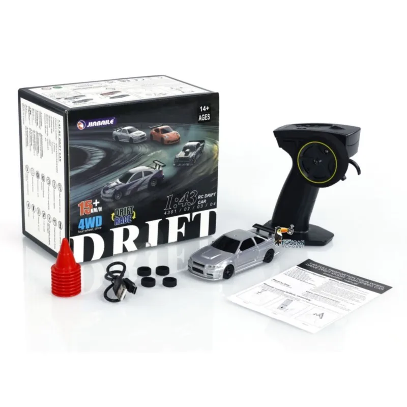 Nuova Mini Auto RC da Drift RTR, Auto Giocattolo Telecomandata 1/43, Pneumatici 4WD, Veicolo Pronto all'Uso, Modello Regalo - Image 4