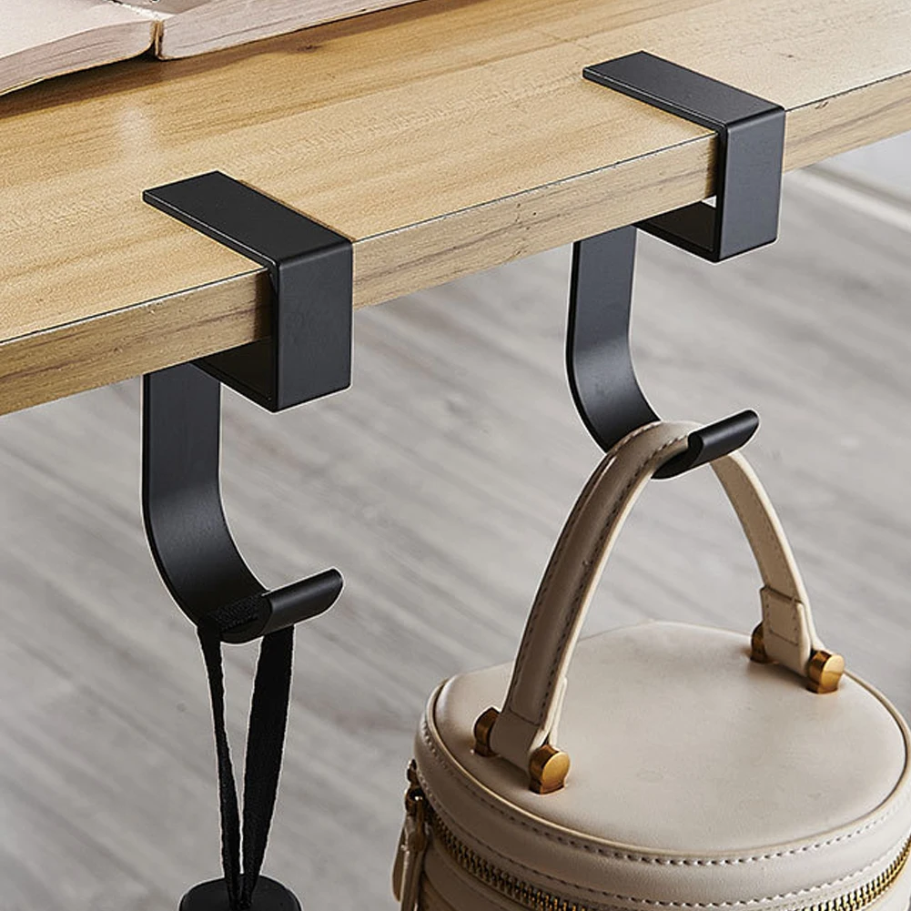 Punch-free Desk Edge Hook Adjustable Gaming Headset Desk Hook Backpack Storage Hanging Holder Home Office Organizer