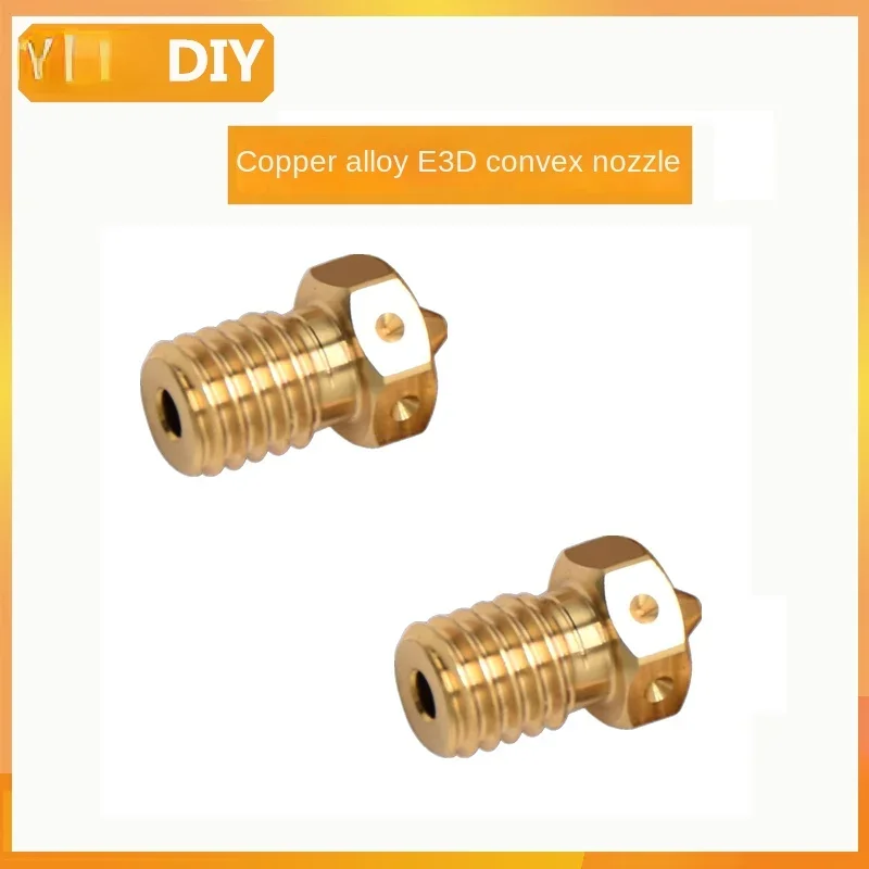 

High Precision E3D Convex Nozzle V5/V6 Prusa Mini Dotting Copper Nozzle 3D Printer Accessories Nozzle 0.6