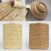 280-300m/Roll Natural Raffia Straw Yarn For Knitting Crocheting Paper Threads DIY Handmade Summer Sunhat Beach Bag Material 1