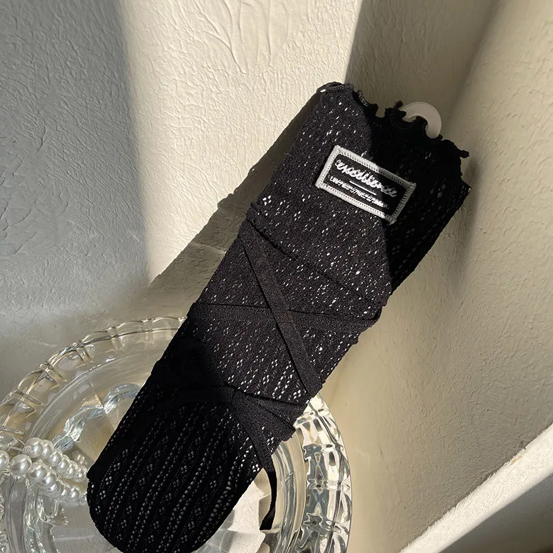 Summer White Mesh Bows Calf Lace Socks for Kids Korean Fashoin Bow Tie Ruffle Children Thin Mesh Breathable School JK Sock