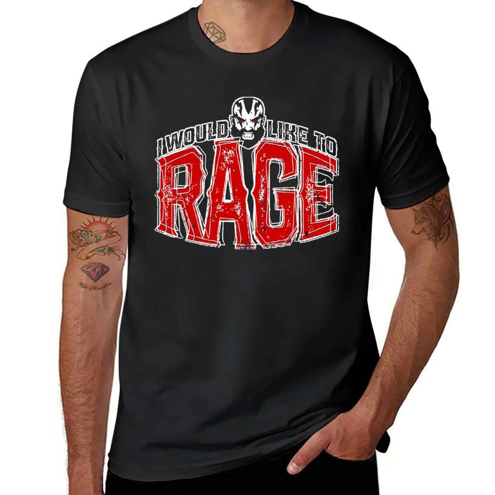 

I Would Like To RAGE - Grog T-Shirt anime clothes sublime for a boy mens tall t shirts
