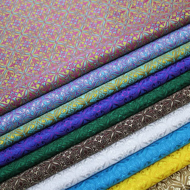 Jacquard Brokat Stoff Chinesischen Kleid Damast Kostüm Tuch Faux Seide Trim Cheongsam Kinder Kleidung Material Diy Kleid Liefert – Detail 4
