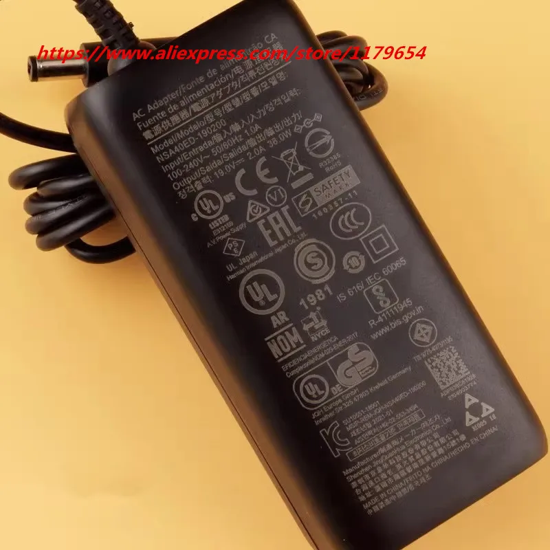 Genuine NSA40ED-190200 19V 2A AC Adapter For Harman Kardon Onyx