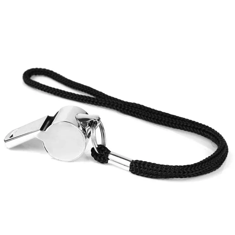 Stainless Steel Whistle Party Referee Sports School Football Rugby Dog Training A Trial-mouthed Whistle Referee