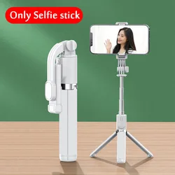 Wireless Selfie Stick Tripod with Retractable Phone Holder and Selfie Light (Only Selfie Stick)