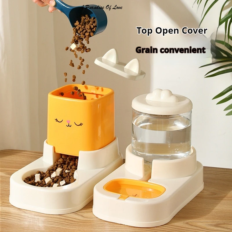 

Pet Supplies Large Capacity Pet Feeding and Drinking Water Dispenser Universal Cat and Dog Bowl Dog Bowl Cat Accessories