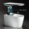 YYHC- Sanitary Ware Modern style Ceramic Floor Mounted One piece bidet smart toilet WC Bathroom Toilet 6