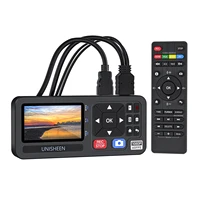 UNISHEEN HD Video Capture Box 1080P Video to Digital Converter with 3" Screen, 4K HDMI/CVBS/VGA/YPBPR Inputs Video Recorder 1