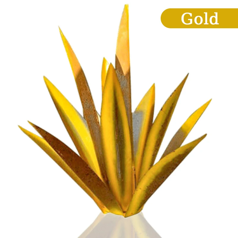 

SmallPink Simulated Agave Garden Decoration Creative Lawn Metal Agave Plant Ornaments Outdoor Garden Decoration