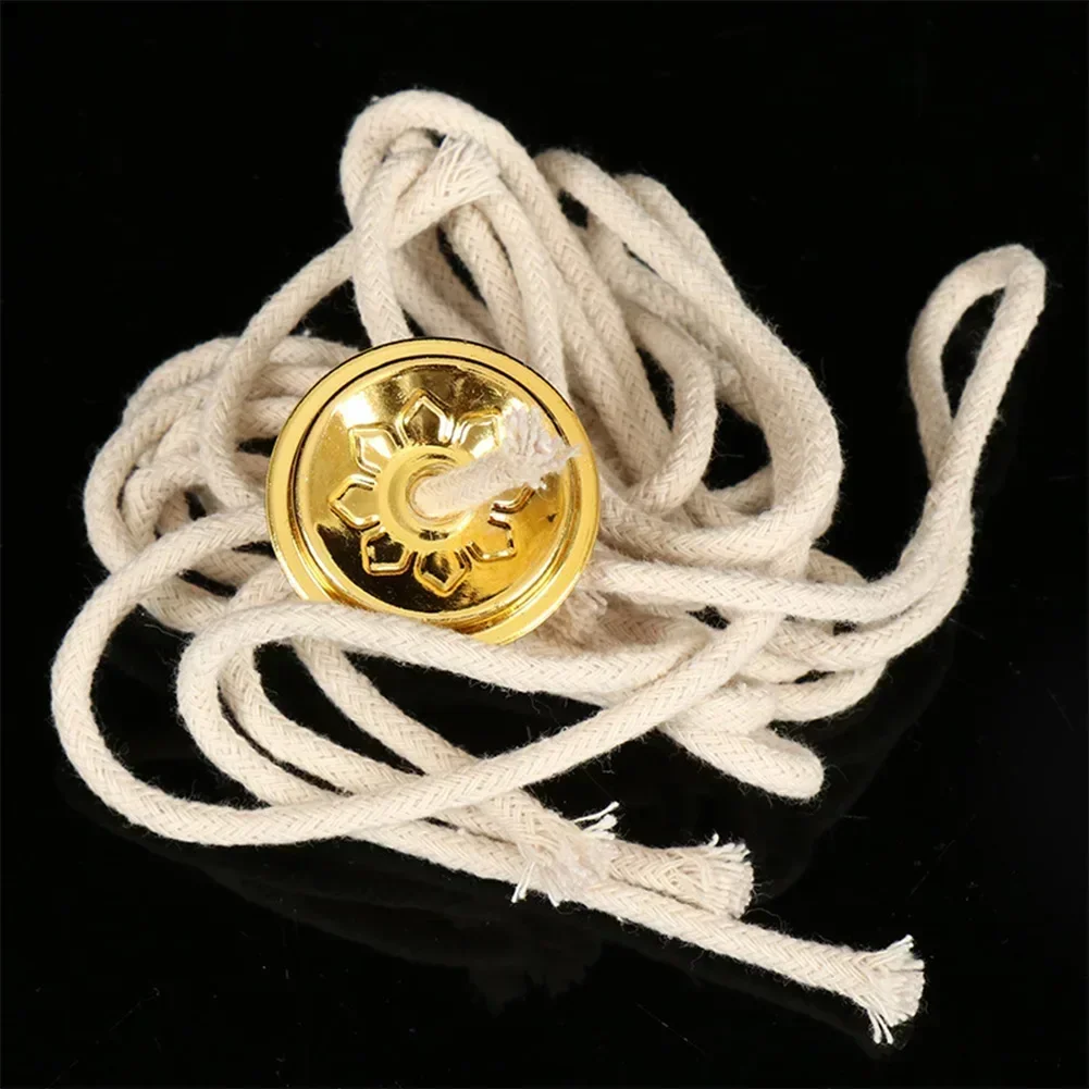 1M 4mm Long Cotton Core Burner Alcohol Rope Candle Burner DIY For Kerosene Oil Alcohol Lamp Torch Wine Bottle Wicks Accessories