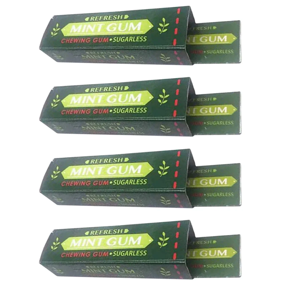 4 Pcs Simulation Gum Prank Toy Cockroach Props Trick Novelty Practical Fool S Day Chewing Gum Toy Scary Insect Model