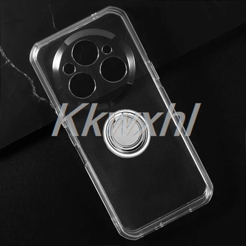 Shockproof Soft Phone Case with Back Ring Holder Bracket – Durable and Original Protective Cover