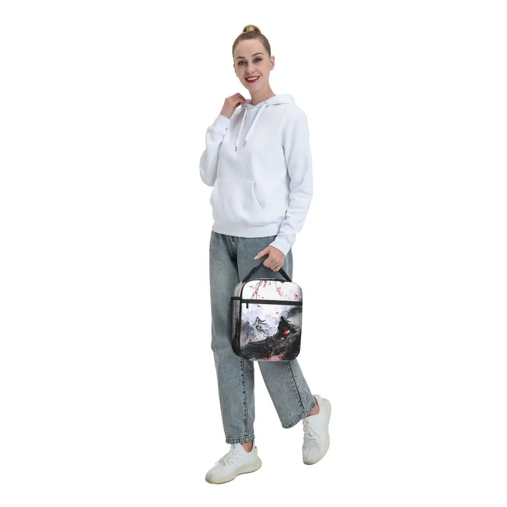 The Untamed WangXian Bunny Mo Dao Zu Shi Lunchtasche Outdoor Picknick Lunchbox für Kinder Thermo-Tragetasche Handtaschen Oxford Kühltasche – Detail 9