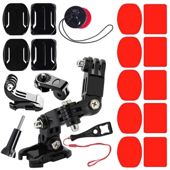 Per Gopro Hero Accessori Supporti adesivi Adesivo piatto curvo Cuscinetti adesivi Casco per Go Pro Insta360 X5 Dji Osmo Action camera