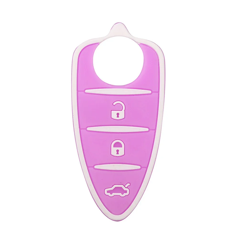 Multicolor 3-Button Car Remote Key Shell Pad - Stylish Accessories