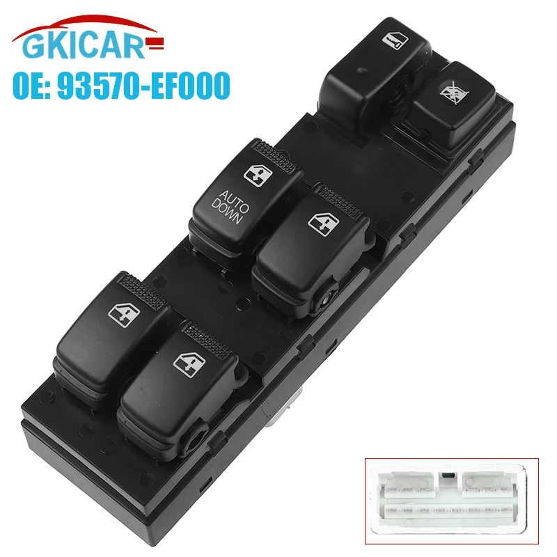 

93570-EF000 93570EF000 14 Pins Left Power Electric Master Window Switch For Kia Sportage 2005- 2010