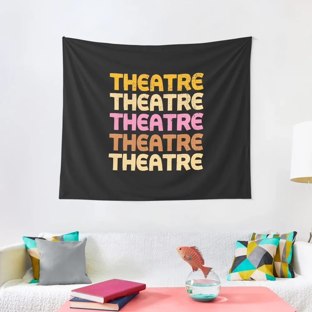 

Theatre Vintage Shirt Tapestry Home Decorators Wall Coverings Aesthetic Room Decors Tapestry