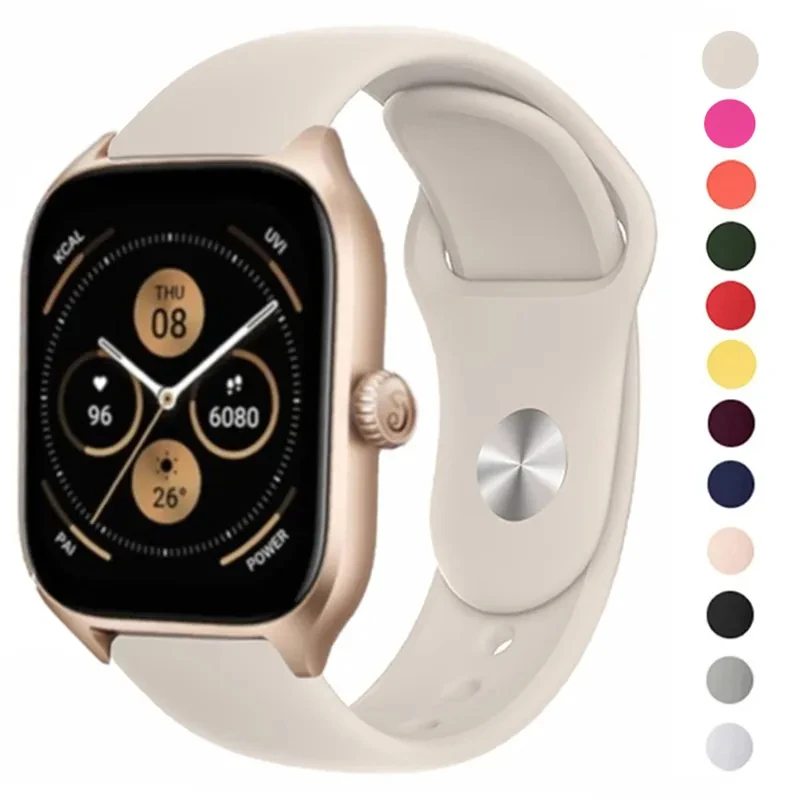 Cinturino Sportivo In Silicone Da 22 Mm Per Amazfit GTR 2 E GTR 2e – Regolabile Da 14 A 22 Cm, Colori Vari, Fibbia In Acciaio - 3