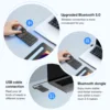 XPPen ACK05 Portable Wireless Shortcut Remote with 10 Custom Keys 1 Physical Dial 1000mAh Battery Support Bluetooth Connection 6