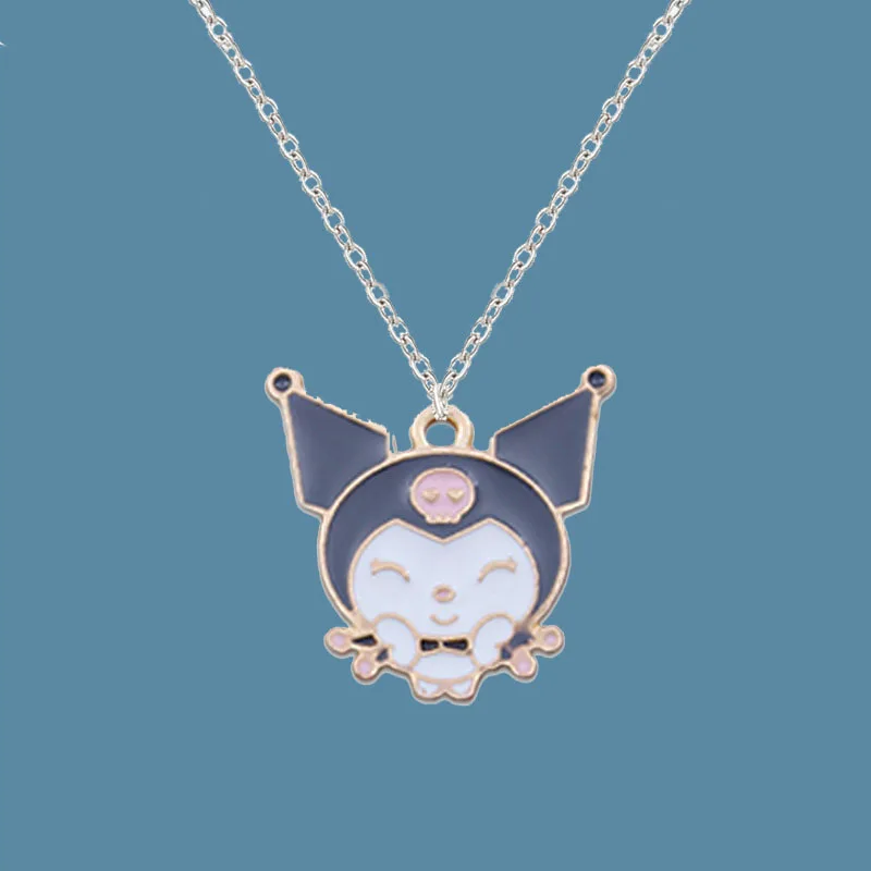 Sanrio – Collier My Melody Pour Fille Et Garçon, Bijou Mignon, Vent Foncé,  Noir, Mignon, Kuromi, Collier Hello Kitty - Chapeaux - AliExpress