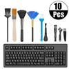 10 in 1 Universal Portable Cleaning Brush for PC Laptop Computer Keyboard Mobile Phone Camera Brush Cleaning Kit Dust Remover 1