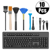 10 in 1 Universal Portable Cleaning Brush for PC Laptop Computer Keyboard Mobile Phone Camera Brush Cleaning Kit Dust Remover 1