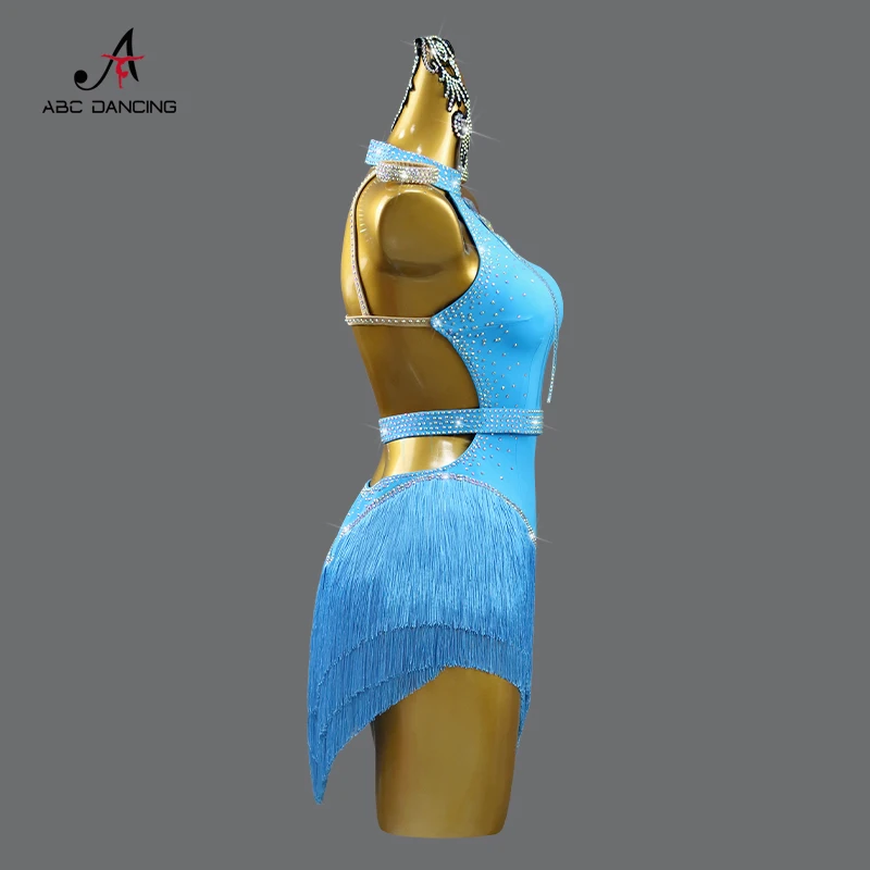 Abiti da donna latinoamericani Abiti da ballo Abiti da festa per ragazze Abiti da ballo di samba Gonna sportiva femminile Palcoscenico personalizzato - immagine 4