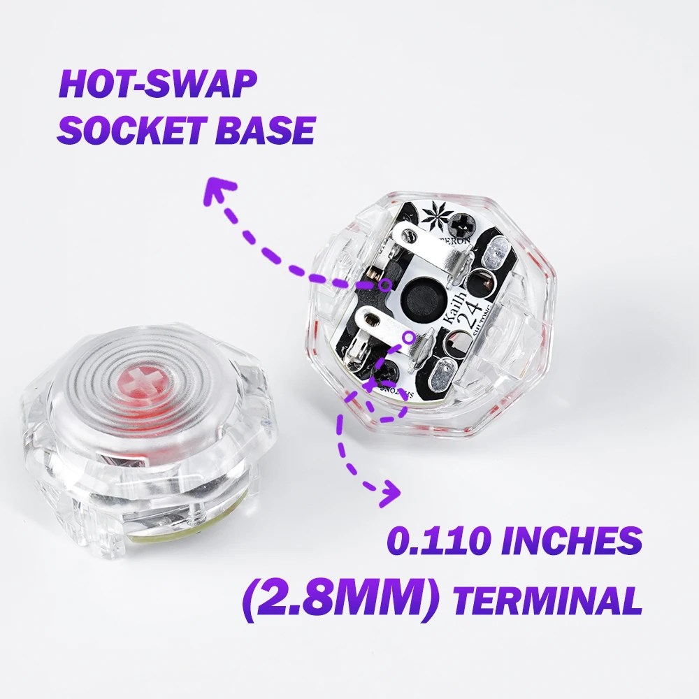 combo button 24mm CRYSTAL 9個 hitboxultra