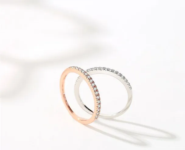 10/20 Teile/los Neue Mode Reihe Strass Edelstahl Ring Für Frauen Einfache Klassische Mixed Stil Schmuck Hochzeit Party Geschenke – Detail 9