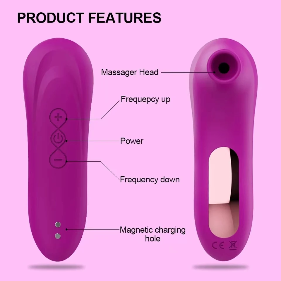 Clitoral Sucking Vibrator Female Clitoral Nipple Oral Vacuum Stimulator Massager Sex Toy Oral Sex Porn Adult Products Women